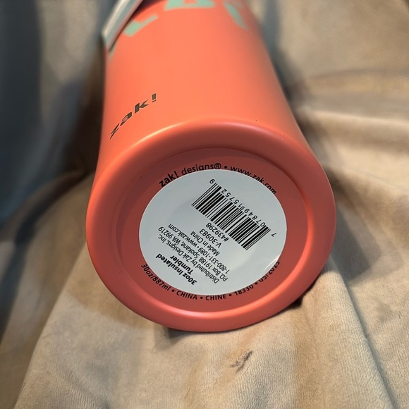 ZAK Insulated Tumbler 30 oz Vacuum Insulated Stainless Steel with lid pink - Picture 3 of 4